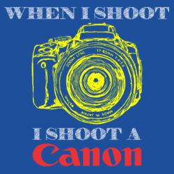 I SHOOT A CANON 3 (Customisable)  Design