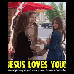 JESUS Optical Illusion (Customisable Text) Design