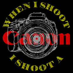 I SHOOT A CANON 1 (Customisable)  Design