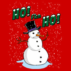 HO! fkn HO! Snowman w. Hat Design