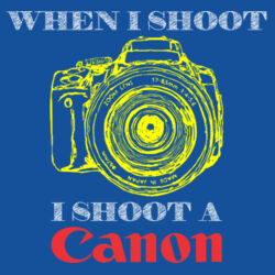 I SHOOT A CANON 3 (Customisable)  Design