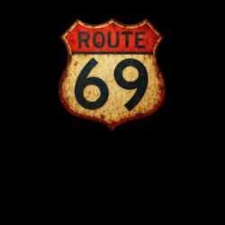 ROUTE 69 SIGN - Col Rusty - 2 sided opt Design