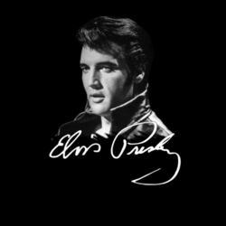 Elvis Presley - Signature Black Design