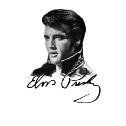 Elvis Presley - Signature White Design
