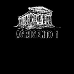 Temple of Concordia - Agrigento - Black Design