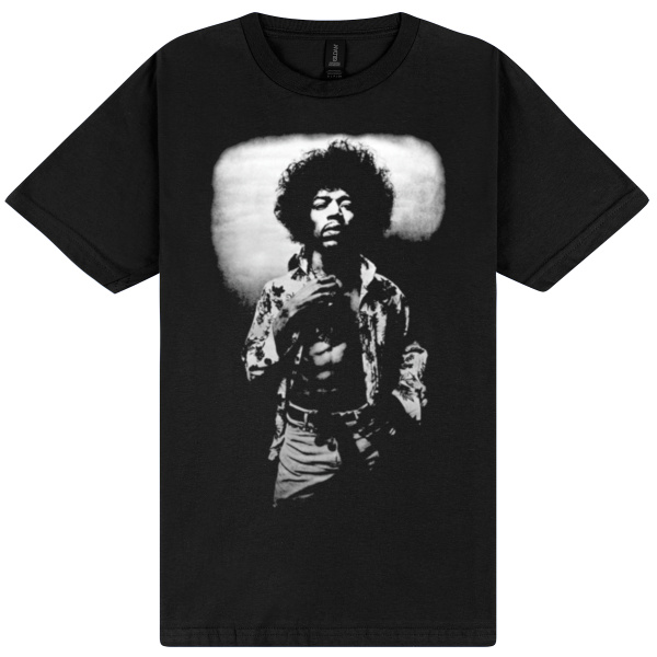 JIMI HENDRIX - White print on dark Thumbnail