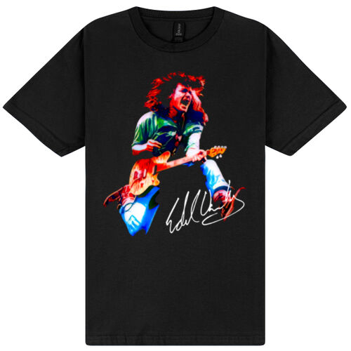 Eddie Van Halen Air Jump Autographed Thumbnail