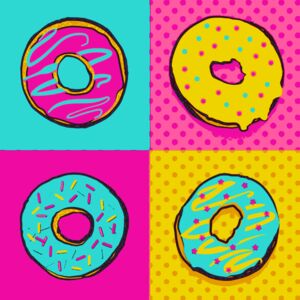 Donuts Pop Art Thumbnail