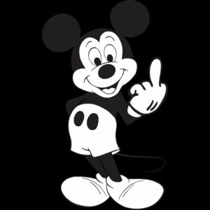 mickey finger bw Thumbnail