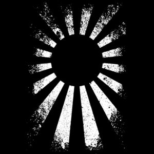 flag rising sun grunge white art Thumbnail
