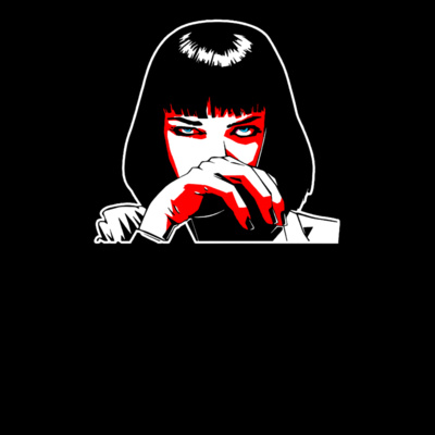 uma thurman art dark bg Thumbnail